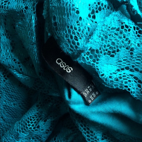 Beautiful Teal Lace Dress by ASOS - Picture 5 of 5